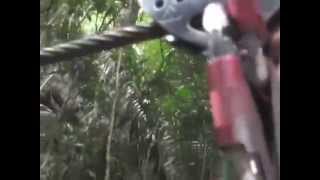 preview picture of video 'Family Zip Line POV Experience in Belize'