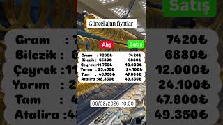 Sondakika altın fiyatları #gold #kuyumcu #altın #sondakika #gramaltın 