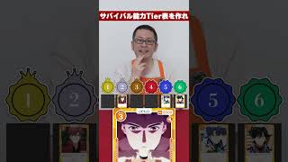 JC上阪の思う「魔法科高校の劣等生」腕っぷしなら負けない！魔法なしサバイバルtier表作ってみた#OSICA #カーキン #魔法科高校の劣等生