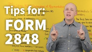Quick Tips | Filling Out IRS Form 2848: Power of Attorney and Declaration of Representative