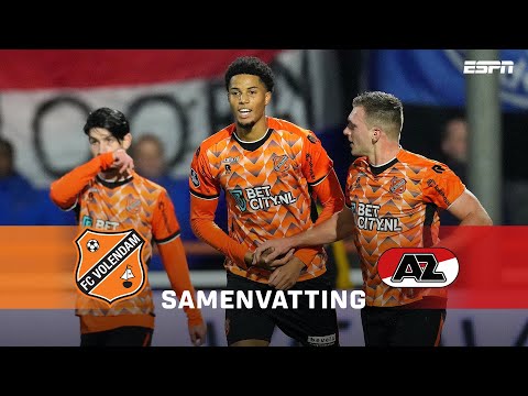 ASSISTKONING EITING slaat weer toe en ROOD na VAR-check 🔴 | Samenvatting FC Volendam - AZ