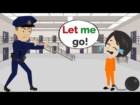 Lisa is in JAIL! | Basic English conversation | Learn English | Like English