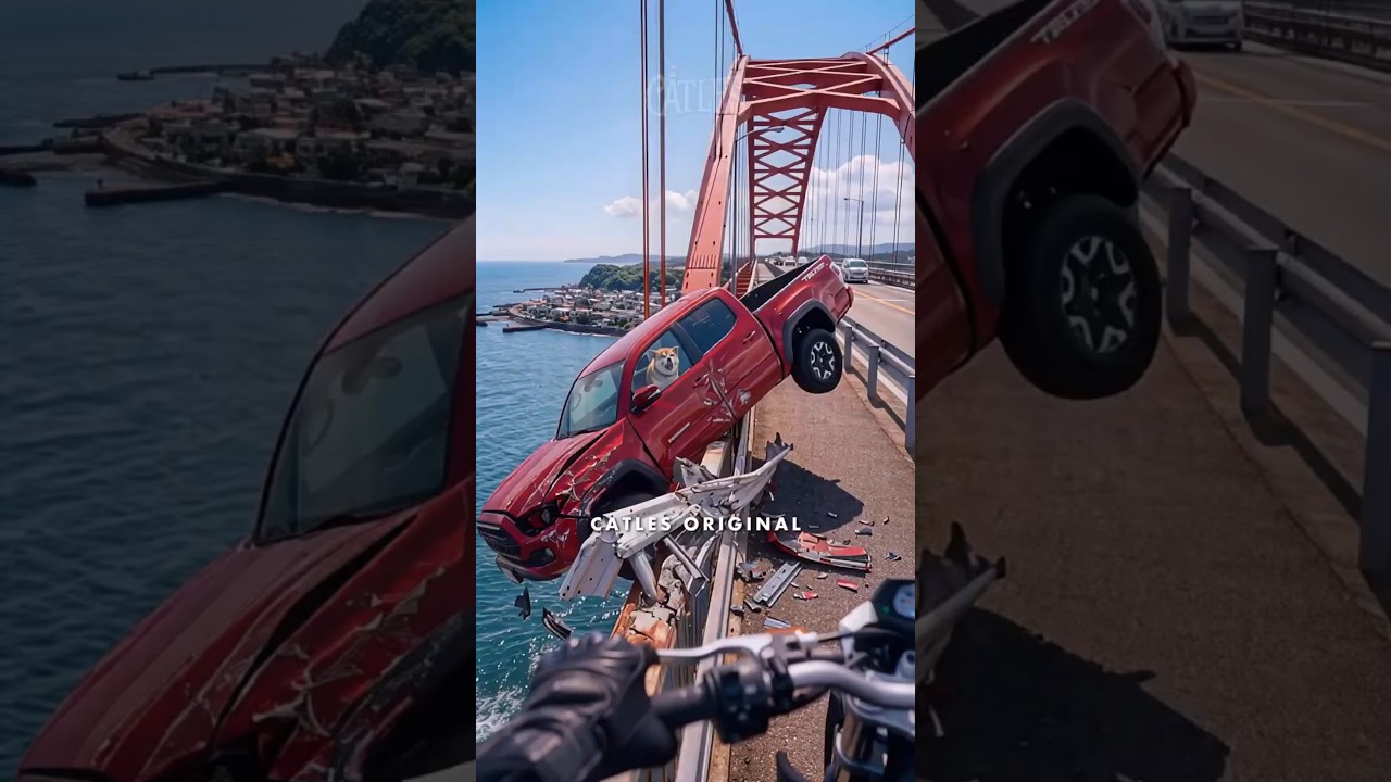 He Jumped Off a Bridge to Save This Dog… 🐕 | 犬を救うため橋から飛び込んだ男性