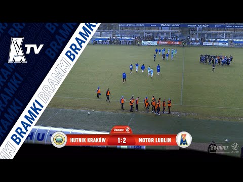 Bramki z meczu Hutnik Kraków - Motor Lublin (26.02.2022)