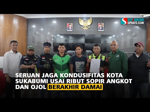 Seruan Jaga Kondusifitas Kota Sukabumi Usai Ribut Sopir Angkot dan Ojol Berakhir Damai