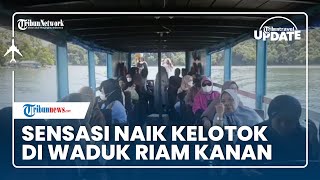 Jajal Wisata Susur Waduk Riam Kanan dengan Klotok di Banjar, Seru dan Bisa Lihat Bukit Sekitar Waduk