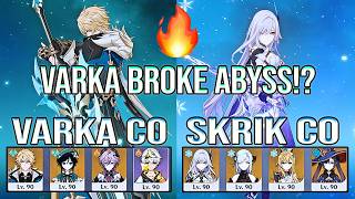 💀 Varka Deletes Chamber 3 in ONE Rotation! + Skirk Abyss 12 Run | Genshin impact