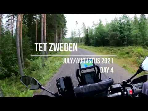 Solo motorcycling TET Sweden, section 2, 3.