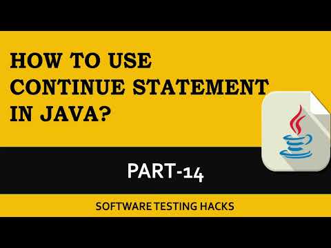 Continue Statement In Java Part 14 Java Tutorial