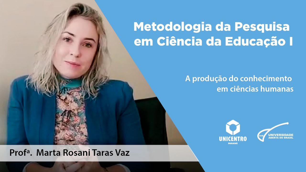 [PED] Produção do conhecimento em ciências humanas