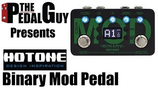 Video thumbnail for ThePedalGuy Presents the Hotone Binary Mod Modulation Pedal by The Pedal Guy