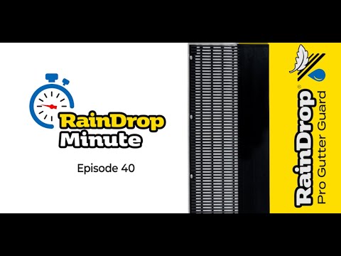 RainDrop Minute: Watch a Gutter Clog!