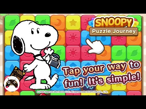 SNOOPY Puzzle Journey Gameplay (Android)