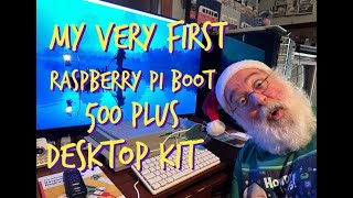 My FIRST boot of Raspberry Pi EVER - 2025 - RPi Model 500+ Desktop Kit - SC2093 Computer Set