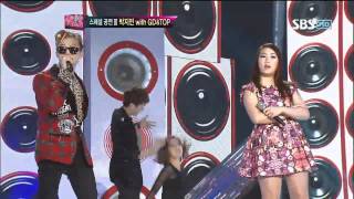 Park Ji Min With GD&amp;TOP [Oh, Yeah] @KPOPSTAR 20120422