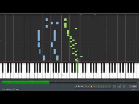 Brahms - Hungarian Dance No. 5 (easy version) - Piano Tutorial (50%) Synthesia