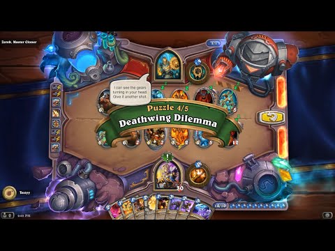 Solution Puzzle Lab Mirror: Deathwing Dilemma - Zerek, Master Cloner (4/5), Hearthstone [UPDATED]