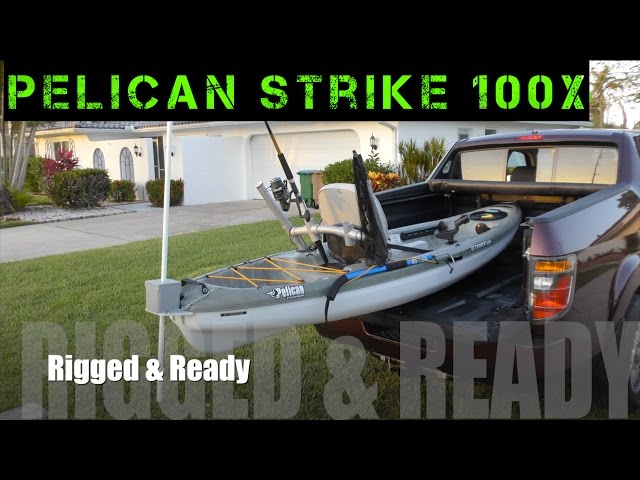 Pelican Strike 100x Kayak Fishing Setup with DIY Anchor Pole!