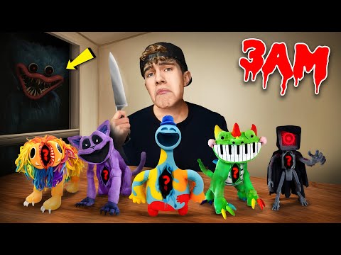 (WHAT’S INSIDE?) CUTTING OPEN ALL POPPY PLAYTIME CHAPTER 4 DOLLS at 3 AM!!