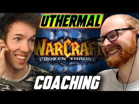 Grubby coaches EX STARCRAFT 2 Pro Player uThermal! - WC3