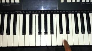 Jeena jeena (atif aslam) - Badlapur 2015 piano tutorial