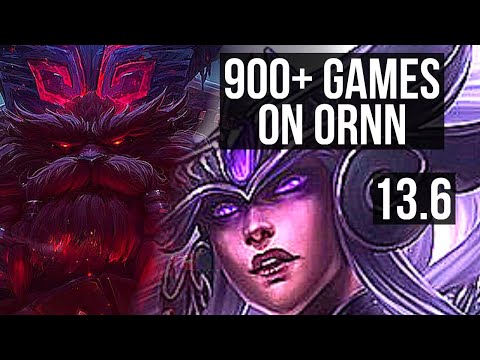 ORNN vs SYNDRA (MID) | 2.5M mastery, 5/1/8, 900+ games | KR Master | 13.6