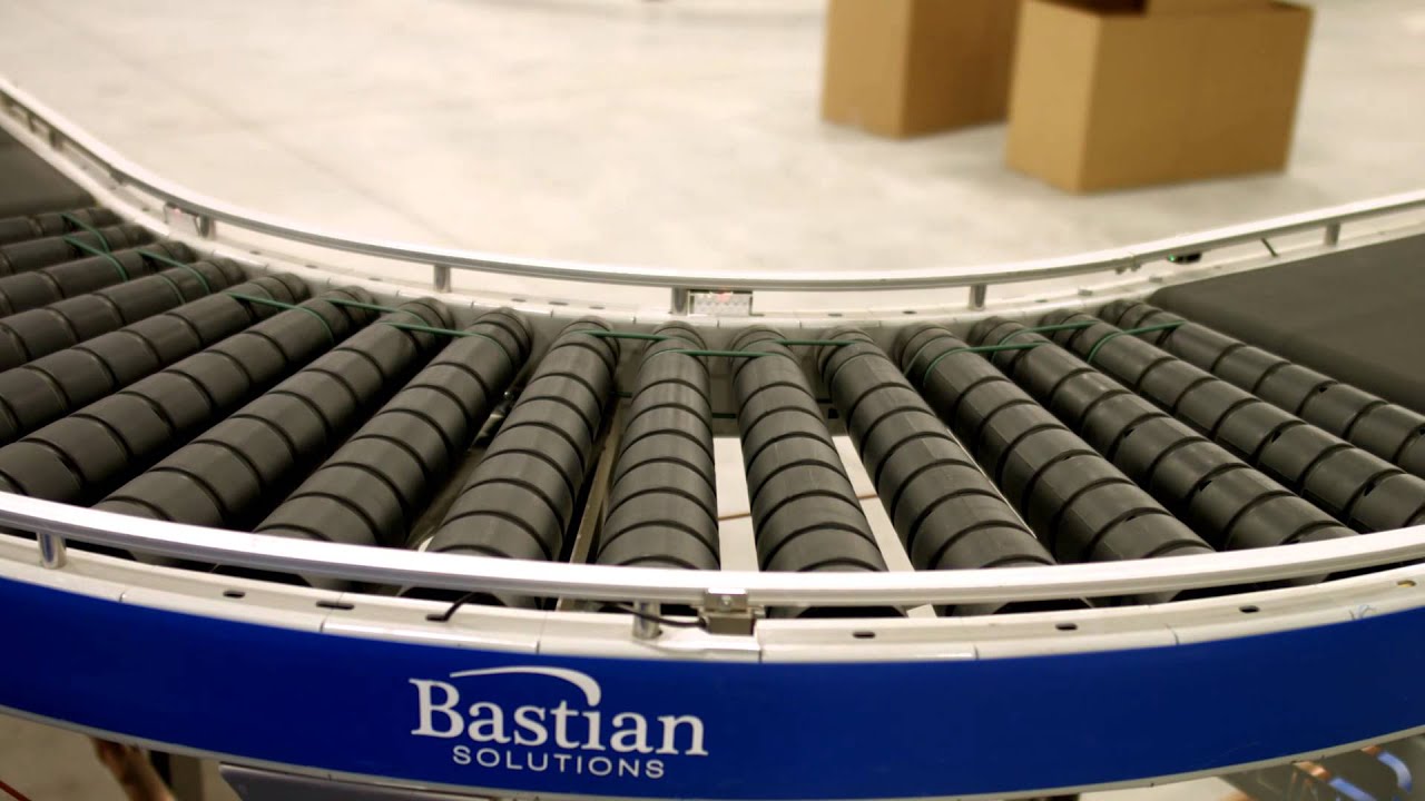 ZiPline RZCDC - Zero Pressure Roller Curve Conveyor, DC Power