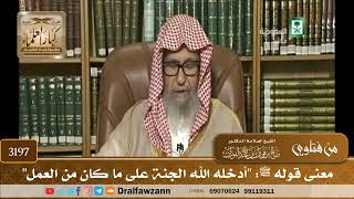 [3197] معنى قوله ﷺ: "أدخله الله الجنة على ما كان من العمل" - صالح الفوزان