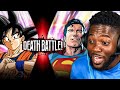 RDC Reacts To Goku VS Superman DEATH BATTLE