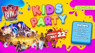 Join us at the Kids Party in Punta Cana July 22nd