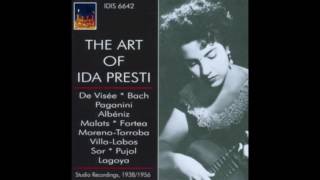 Ida Presti ‎– The Art of Ida Presti - Studio Recordings, 1938/1956 (2012)