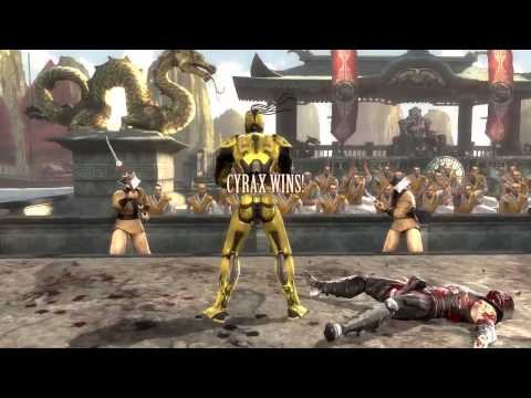 MK9(Online) AlhiM(Cyrax) vs TEHb(Smoke, Kabal)