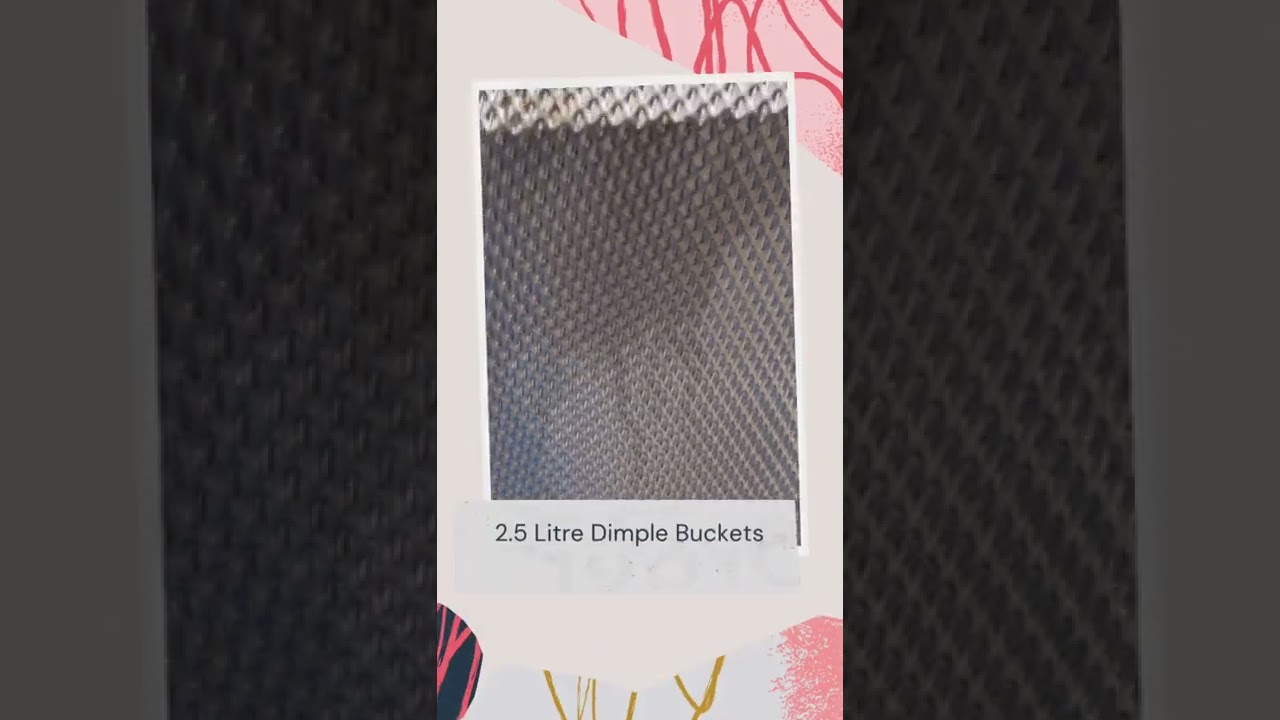 10 x 2.5 Litre Dimple Buckets MultIhead Weigher