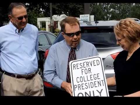 Dr. Jacobs Retirement Celebration: Parking Sign Presentation