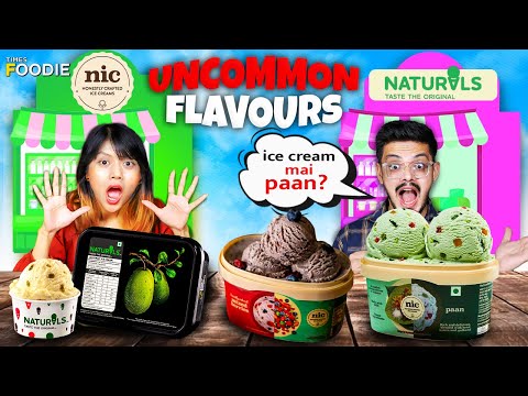 Naturals vs NIC: Trying Unique Ice Cream Flavours | The Foodie
