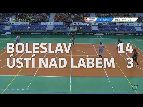 7. KOLO TIPSPORT SUPERLIGY: Technology Florbal MB vs. Florbal Ústí 14:3