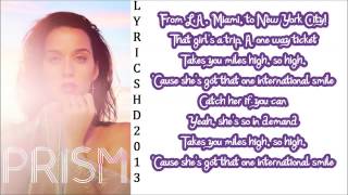 ♫♪✌ Katy Perry -  International Smile ✌♫♪ *LYRICS*