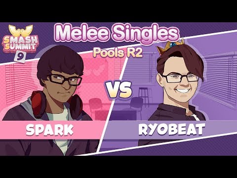 Spark vs Ryobeat - Swiss Pools: Round 2 Melee Singles - Smash Summit 9 | Sheik vs Peach