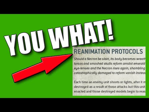 New Necron Codex Rules - New Necron Reanimation Protocols and More!