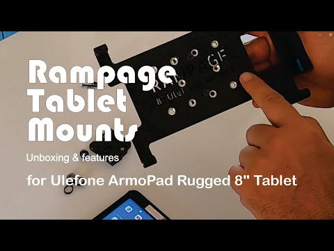 Rampage Tablet Holder for the Ulefone ArmorPad Rugged 8" tablet