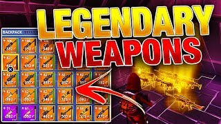 How To Get BEST LEGENDARY Weapons &amp; Heroes! *EASY &amp; FREE* | Fortnite Save the World