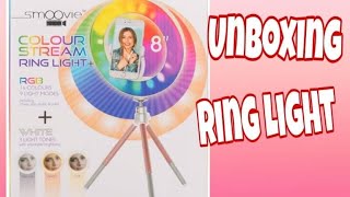 Video thumbnail for Smoovie colour stream ring light||Unboxing||2021 by Janeth and Irish