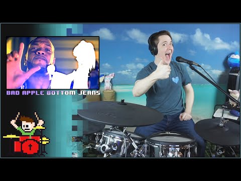 Bad Apple Bottom Jeans On Drums!