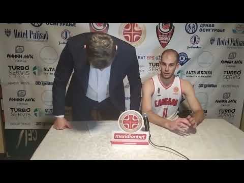 Konferencija za medije, 20.kolo Meridianbet Košarkaške lige Srbije: Sloboda - Borac Zemun 