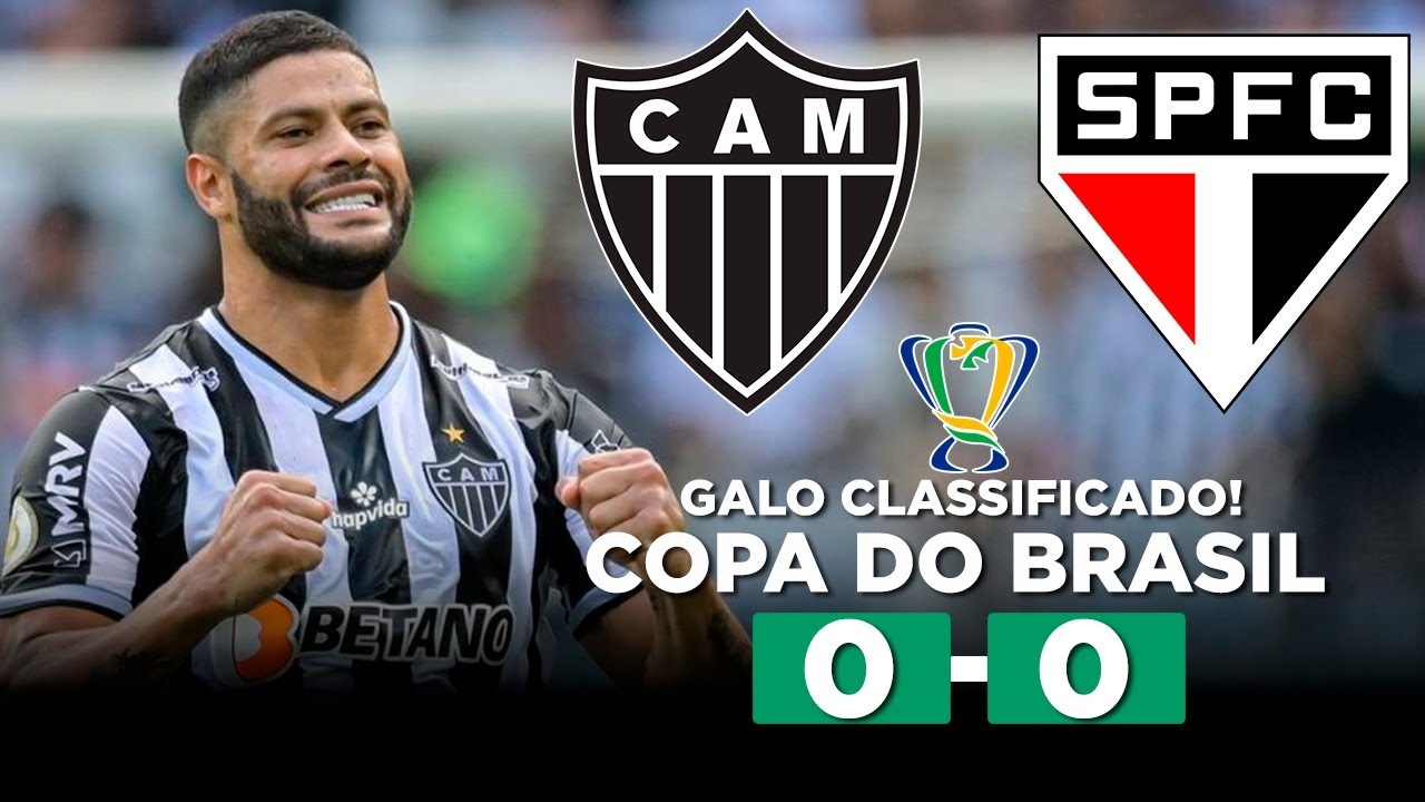 ATLÉTICO-MG x SÃO PAULO AO VIVO Copa do Brasil 2024 QUARTAS de final | Narração