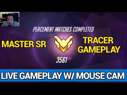 Overwatch: Master SR Tracer Gameplay With Mouse Cam! Video
