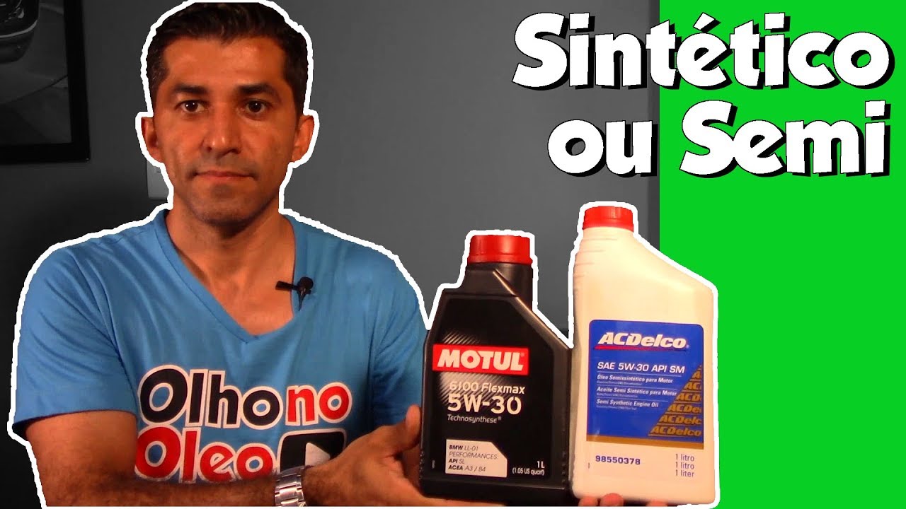 Olho no Óleo - Sintético ou Semissintético - Qual Usar?