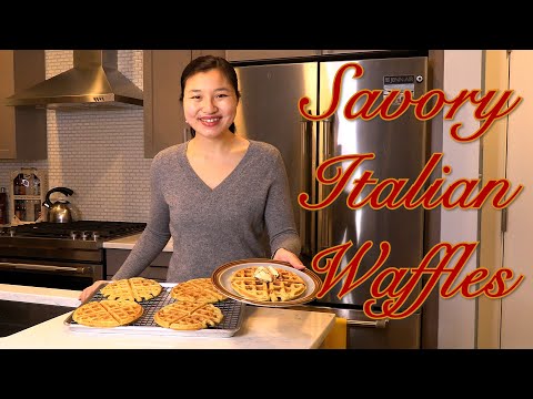 Savory Italian Waffles | A Creative Twist on Belgian Waffles