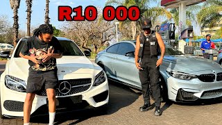 Ghost Hlubi’s BMW M4 vs Sasha’s AMG Race for R10 000!