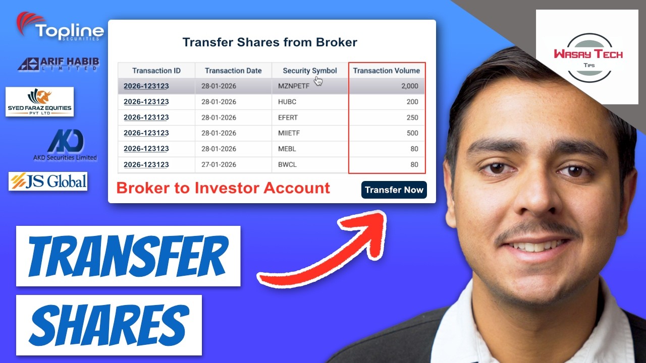 How to Transfer Shares from Broker Account to CDC Investor Account 2026